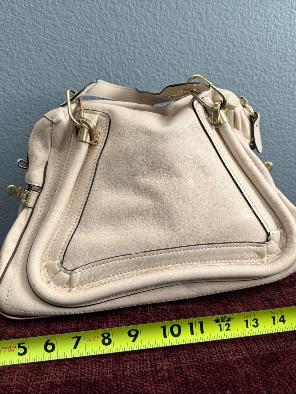 Chloe Paraty Ivory Leather Shoulder Bag w Extra Strap - Picture 2 of 5